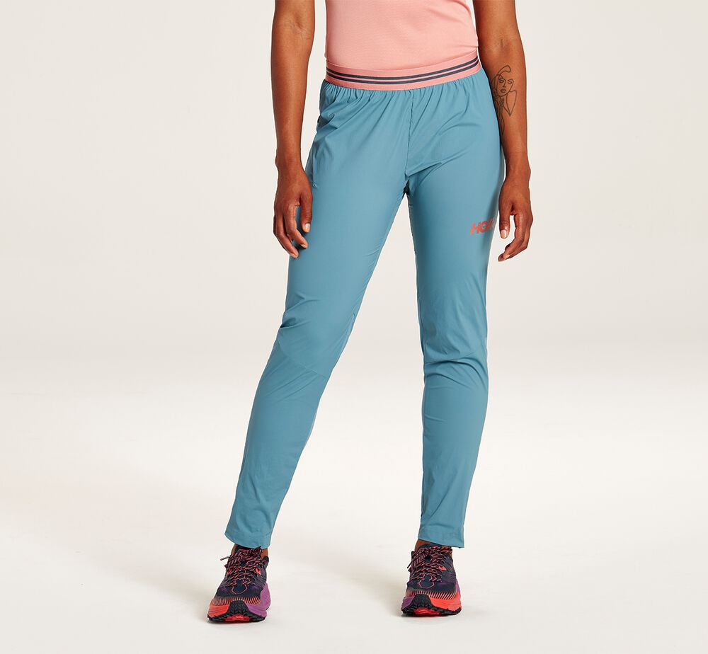 Hoka One One Wind Byxor Dam Marinblå - SE-5748263